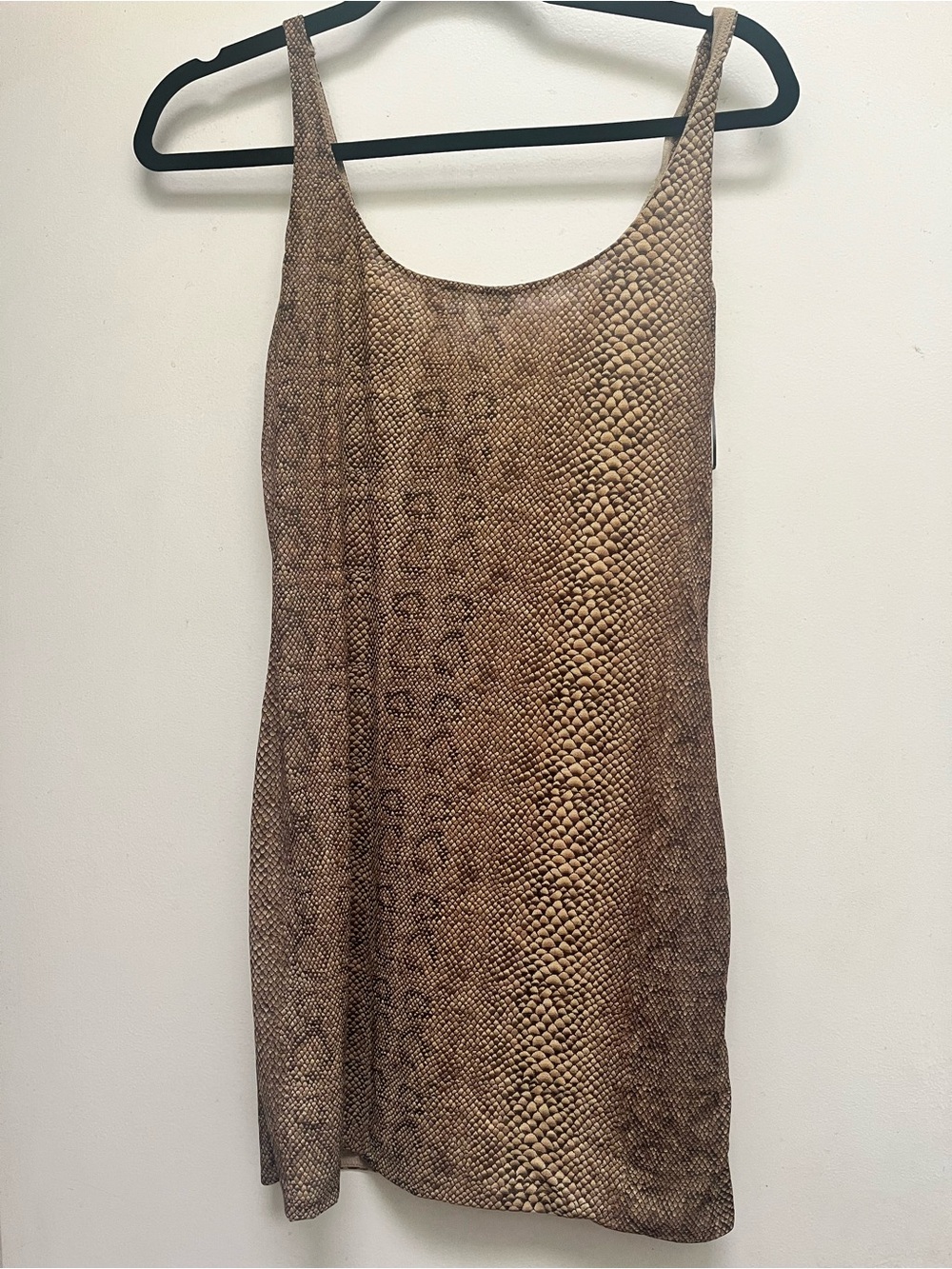 Victoria’s Secret Brown Snake-Print Slip Nightie